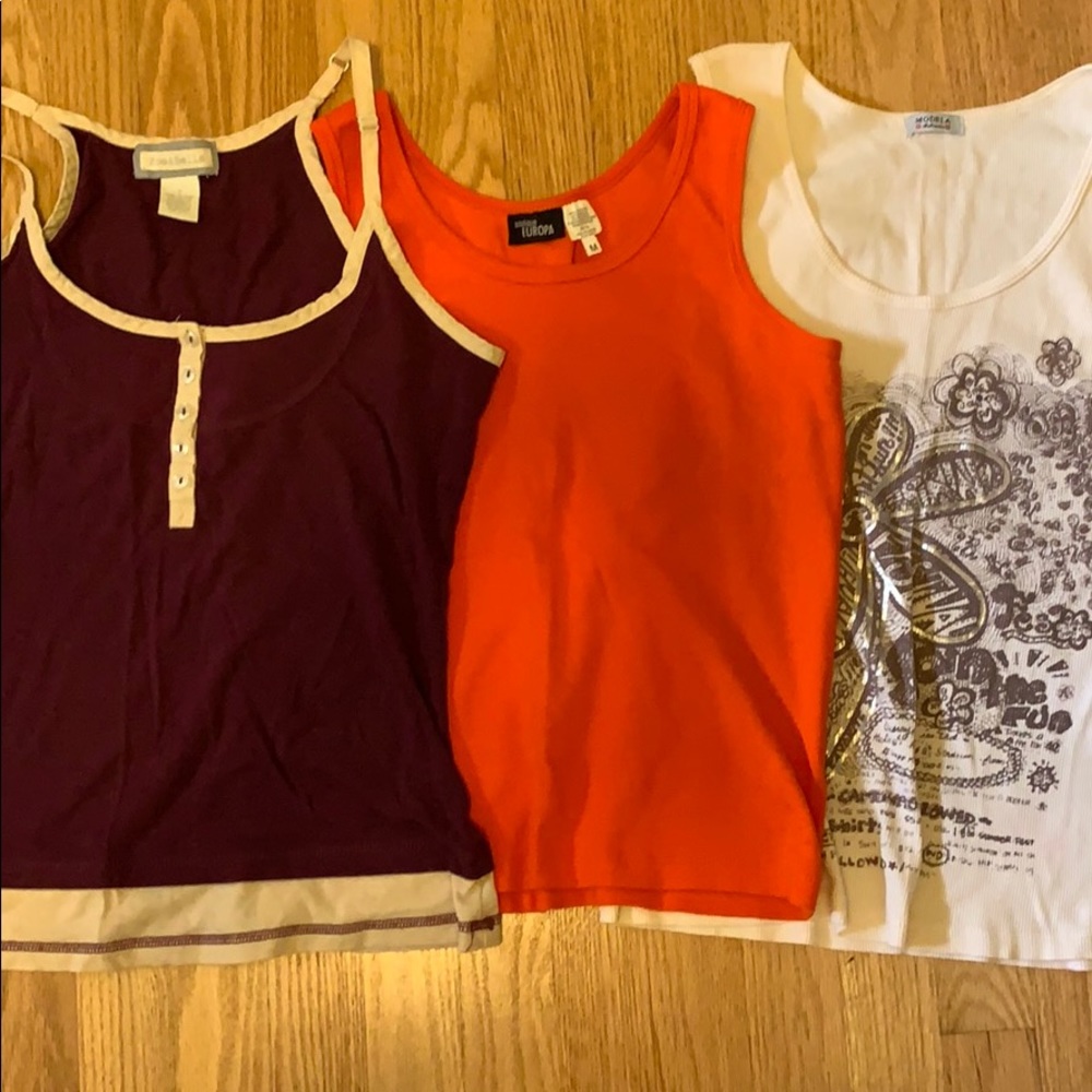 Tank top bundle all fit like small.